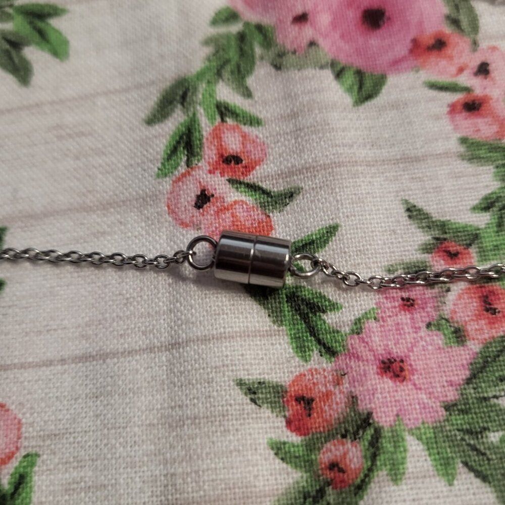 Indian Ruby Cabochon Sterling Silver Pendant Neck… - image 4